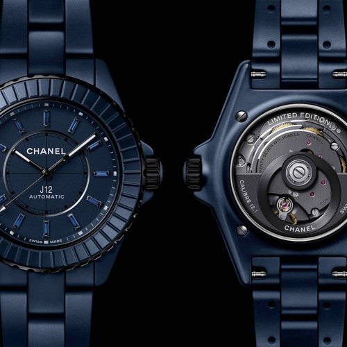 Attachment for Gelora Biru Hitam Elegan Chanel J12 Bleu